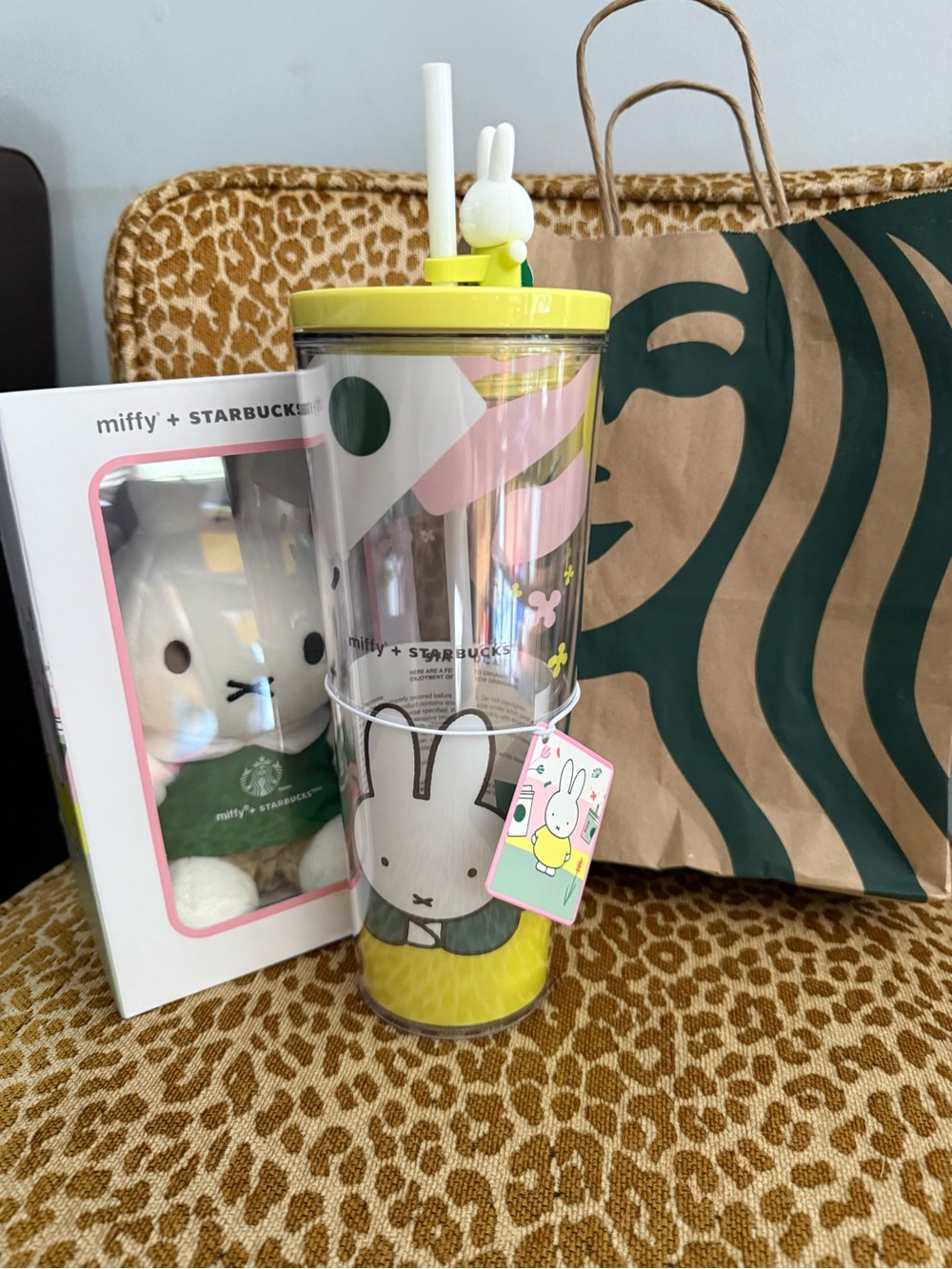 Starbucks Miffy Bear and Miffy Tumbler